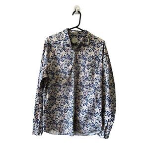 J.Crew Slim stretch Secret Wash mens shirt organic cotton size M